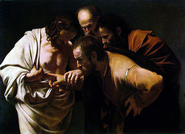 Caravaggio: La incredulidad de Santo Tomás