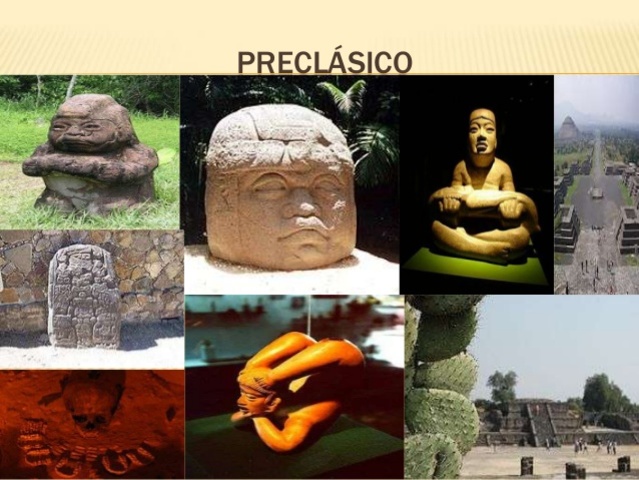 La cerámica del preclásico.
