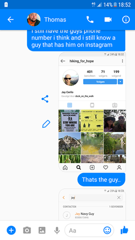 instagram/phone number