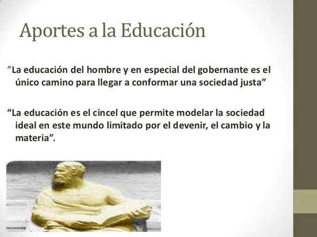 Platón y sus aportes a la educación