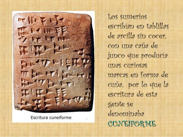 PRIMEROS USOS DE LA ESCRITURA