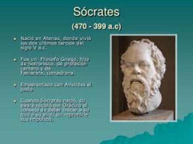 Sócrates. (470 – 399 a C)
