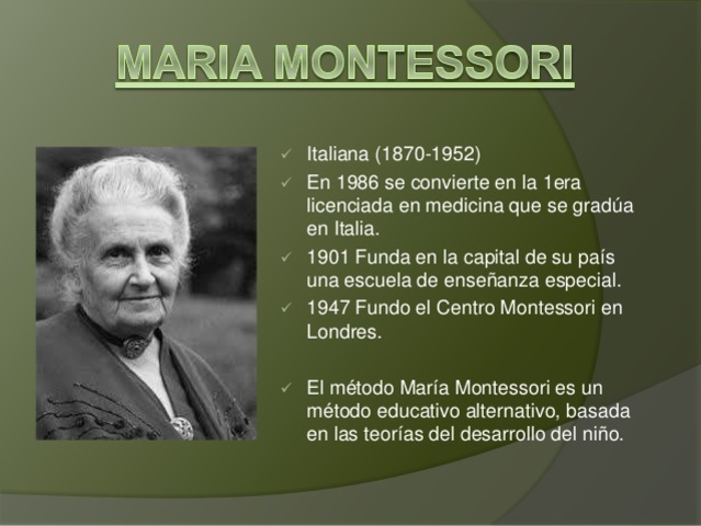 María Montessori (1870-1952)