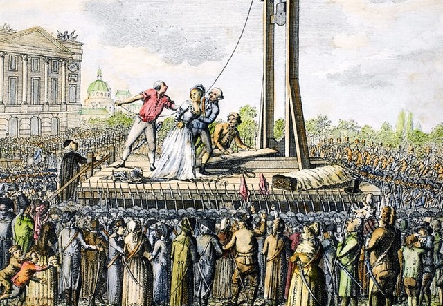 Kongeparet blir henrettet