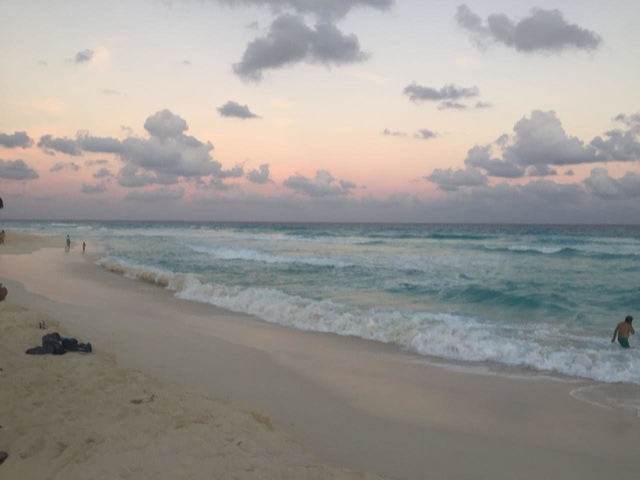 mi primer viaje a la playa