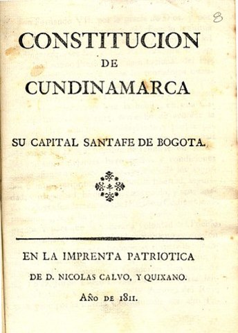 Constitución de Cundinamarca
