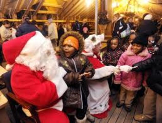 I went to a Christmas festival