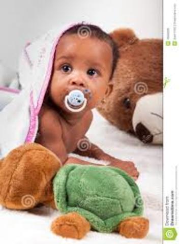 My youngest little sister was born