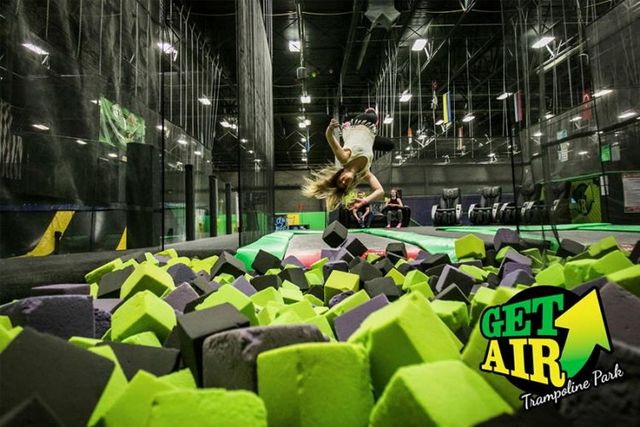 first  time at trampoline park