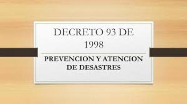 Ley 93 de 1998