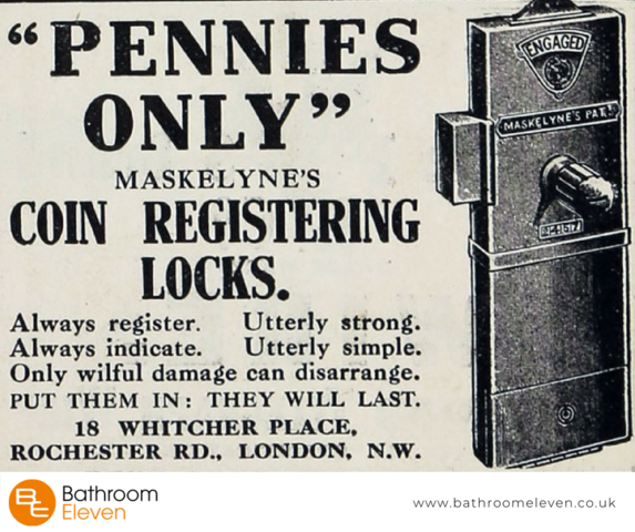 john nevil maskelyne coin toilet