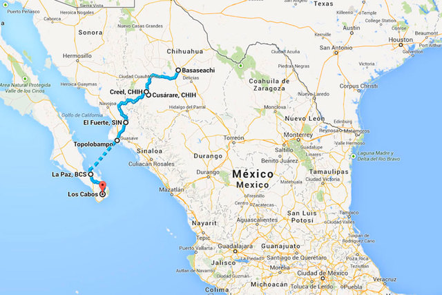 Circuito Ecoturistico Mar de Cortés-Barrancas del Cobre