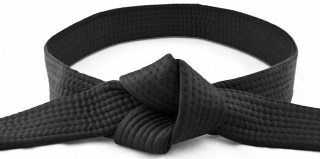 Got my black belt