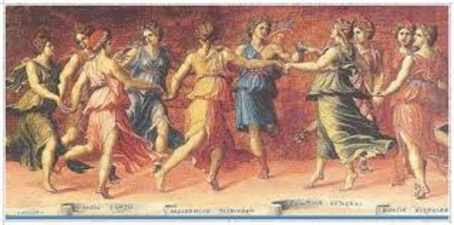 Dance of Apollo and the Muses