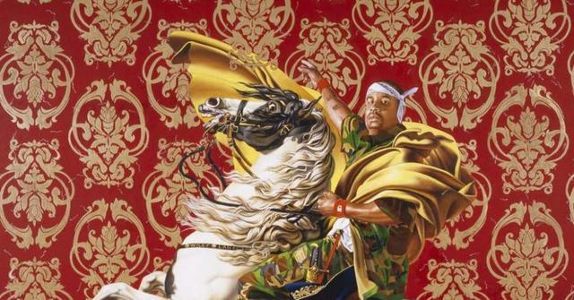 “Napoleon Leading the Army over the Alps” (2005) Kehinde Wiley