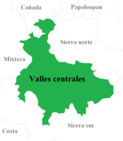 Los valles centrales.