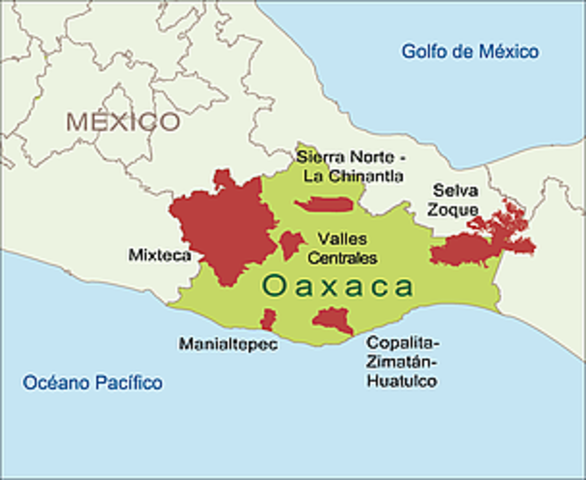 El área de Oaxaca.