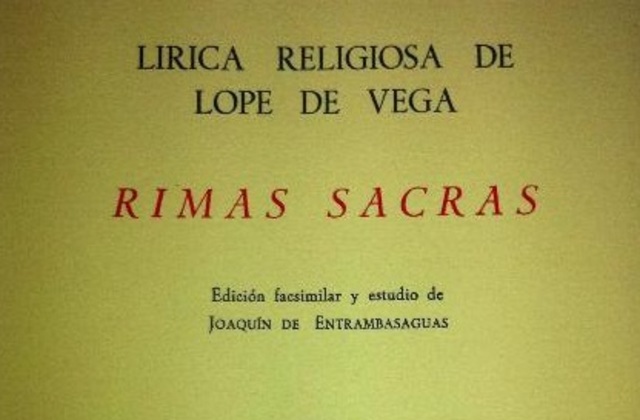 Publica sus "Rimas sacras"