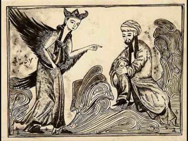 Muhammed får sin første åbenbaring