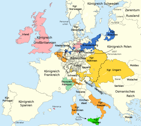 Ende des spanischen Erbfolgekrieges