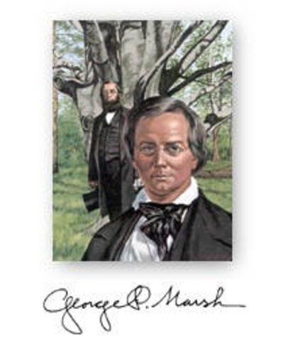 Primera obra global del medio ambiente "Man and nature" (Perkins, G.)