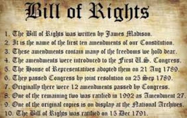 English (British) Bill of Rights