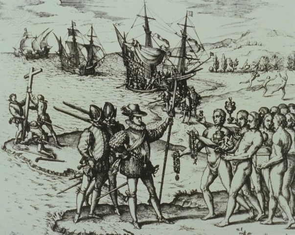 Christopher Columbus "Discovers" the New World