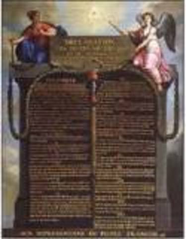 Writing of the Declaration of the Rights of Men