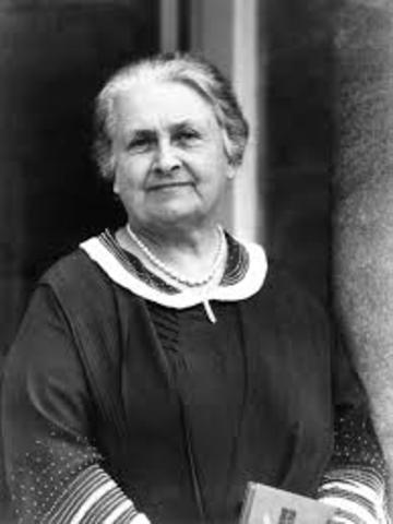 MARIA MONTESSORI (1870-1952)