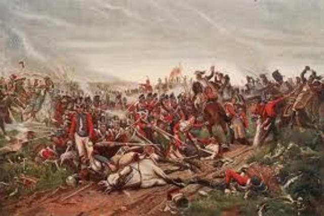 Napoleon Defeated at Waterloo