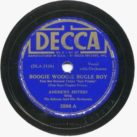 BOOGIE WOOGIE BUGLE BOY