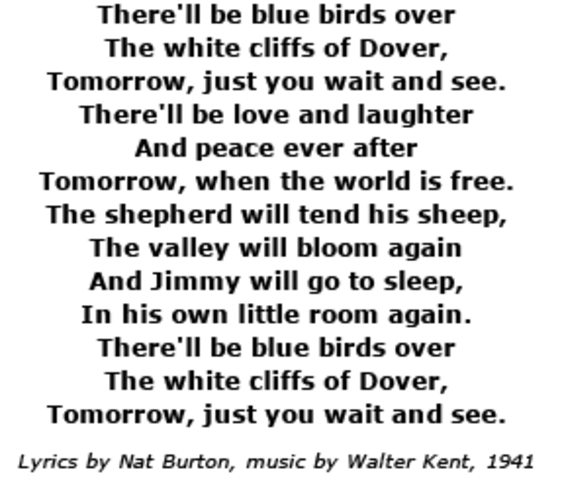 THE WHITE CLIFFS OF DOVER