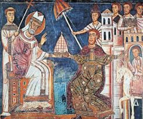 CONSTANTINO  PROCLAMA EL EDICTO DE MILÁN