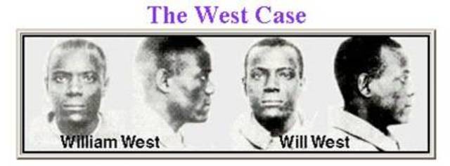 The William West - Will West Case at Federal Prison in Leavenworth, Kansas.