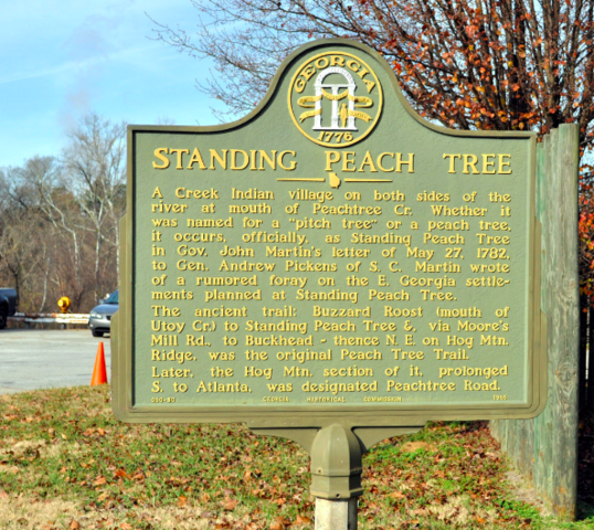First Written Record of Standing Peach tree