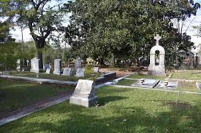 Oakland Cemetery opened