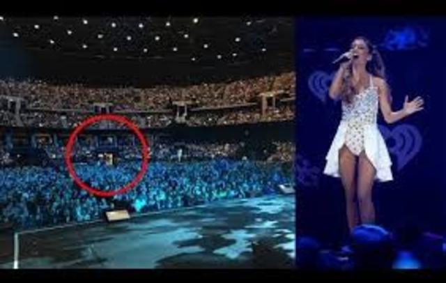 explosion en su concierto