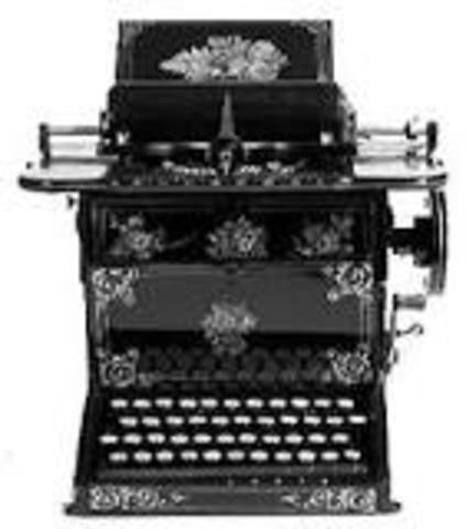 first typewriter
