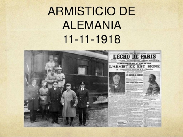 Fin de la primera guerra mundial: "la gran guerra"