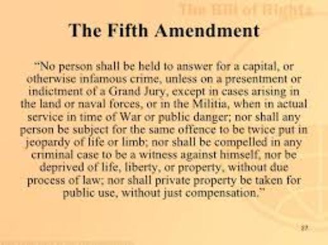 Fifth Amendment