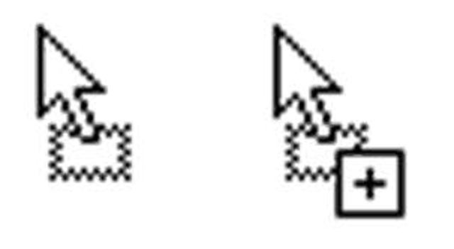 Edición de texto con ayuda del ratón.