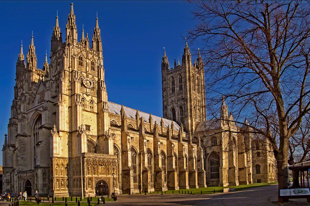 The Canterbury Cathedral was Built
