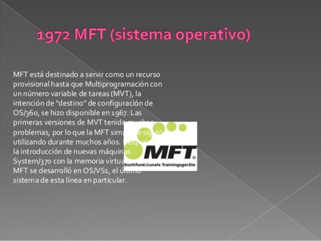 MVT Multiprogramación