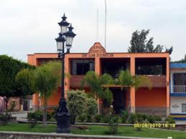 Fundancion de la comunidad San Juan Tecomatlan