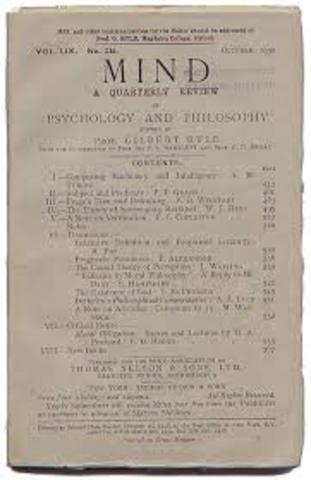 Computing Machinery and Intelligence