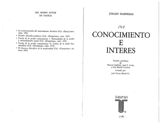 Conocimiento e Interés