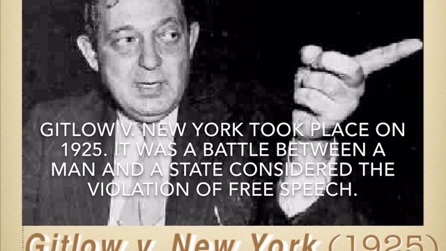 Gitlow vs. New York