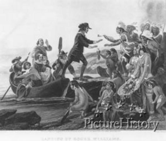 Roger William founder of Providence, Rhode Island