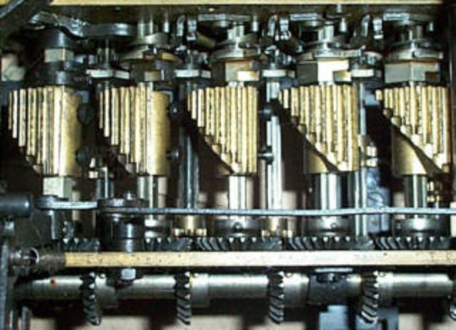 Contador escalonado de Leibnitz.