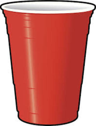 Obtain a cup for loose change
